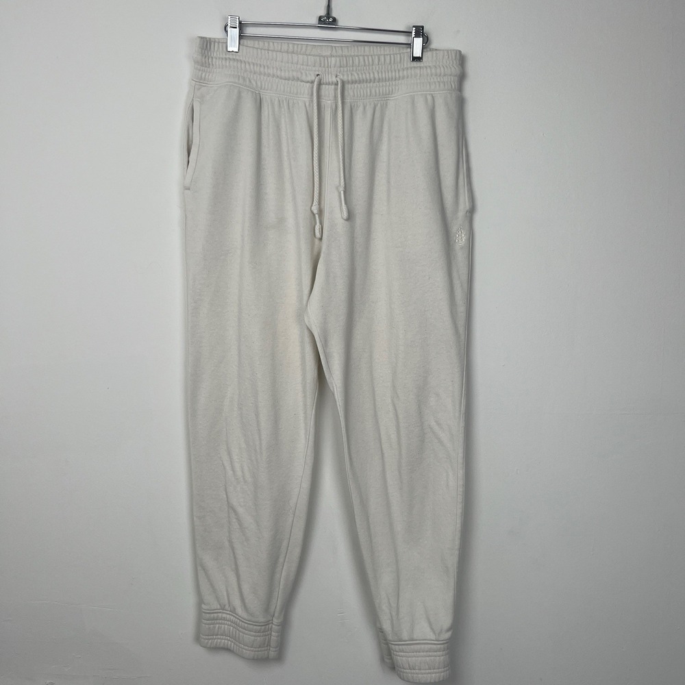 Free People Size Medium Herem Joggers‎ Sweatpants FP Movement Cream High Waisted